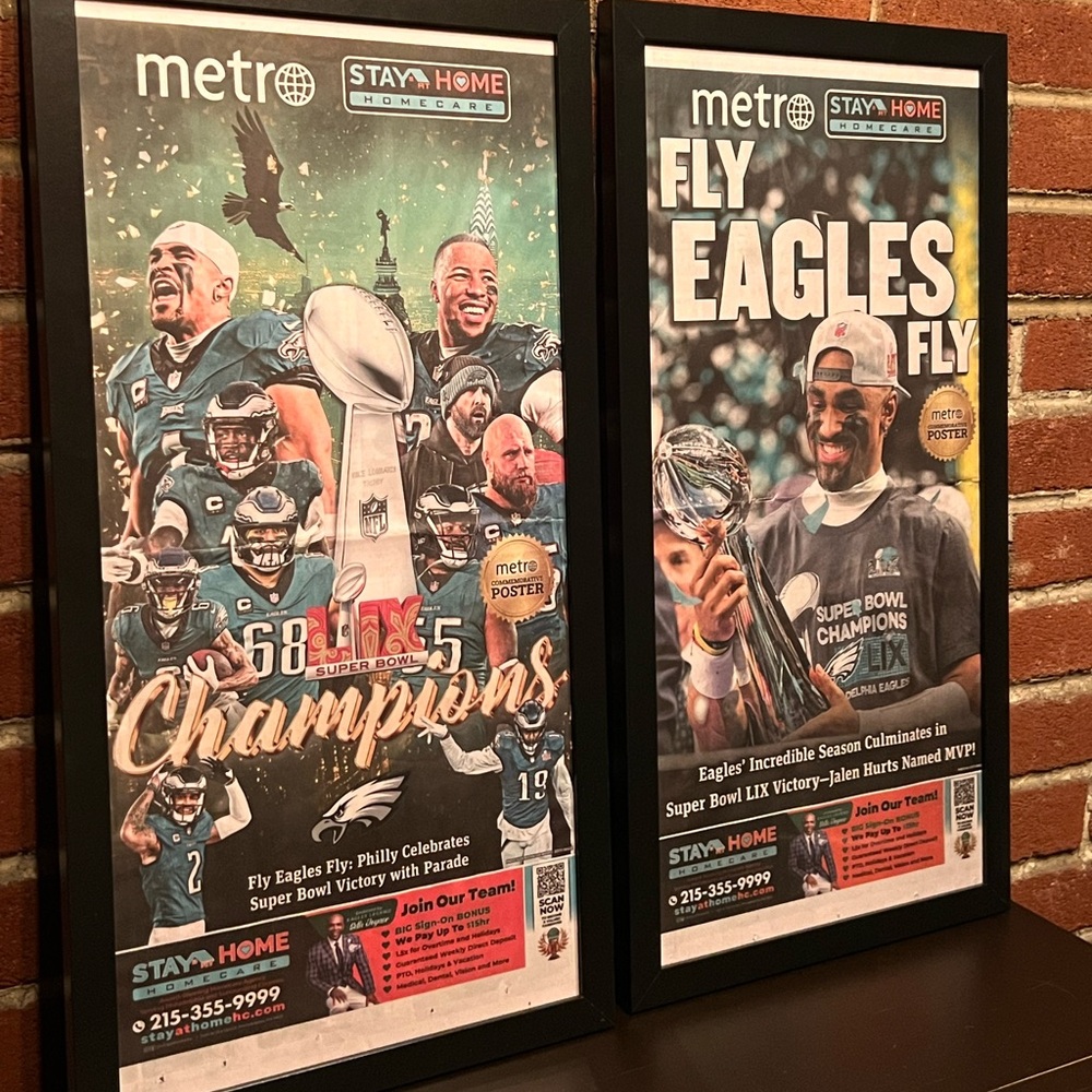 Framed Super Bowl LIV Posters